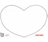 【3群】 少し横広がりなハート