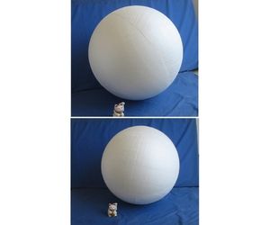 1000φ球 【ラフ加工】3