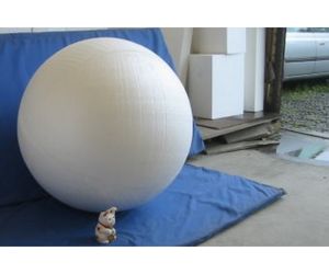 1000φ球 【ラフ加工】4