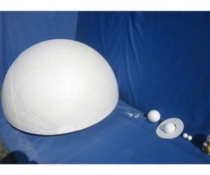 1070φ球 手作りラフ加工