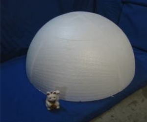 1090φ球  手作りラフ加工2