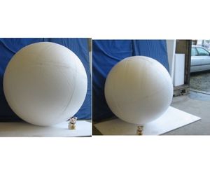 1200φ球 手作りラフ加工2