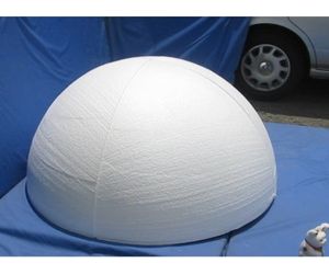 1300φ球  手作りラフ加工