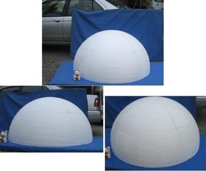 1400φ球  手作りラフ加工2