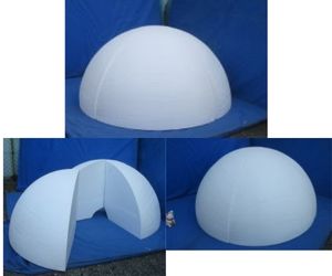 1500φ球 手作りラフ加工2