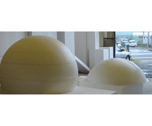 1500φ球  手作りラフ加工3