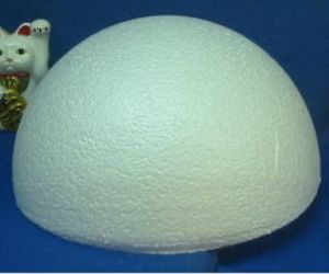 400mmφ半球 【ラフ加工】