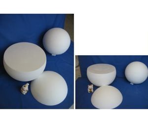 600φ と 500φ 球 【ラフ加工】2