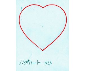 直径110mmハート