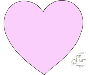 直径300mmハート