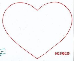 直径195mmハート