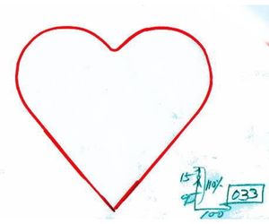 直径100mmハート