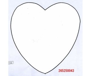 直径250mmハート