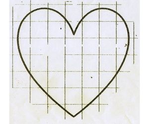 (2)縦横の長さの比率が 1対1ハート