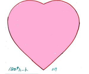 直径180mmハート