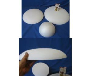 様々な大きさの楕円体２