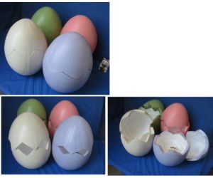 600mmたまごを使用した試作品