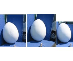 全長1200mmの巨大たまごを使用した作品2