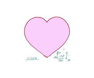 ２直径１４０ｍｍハート　型番００１