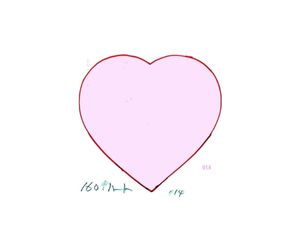 ２直径１６０ｍｍハート　型番０１４