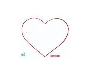２直径１９０ｍｍハート　型番０４０