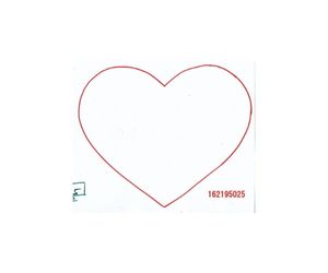 ２直径１９５ｍｍハート　型番０２５