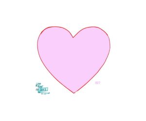２直径２０５ｍｍハート　型番０２７