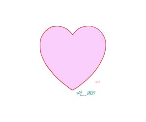 ２直径２１０ｍｍハート　型番０４７