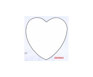 ２直径２５５ｍｍハート　型番０４３