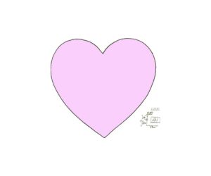 ２直径３２０ｍｍハート　型番０３１