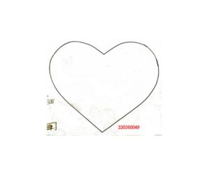 ２直径３６０ｍｍハート　型番０４９