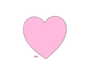 ２直径３６０ｍｍハート　型番０２９