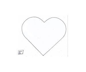 ２直径３８５ｍｍハート　型番０５５