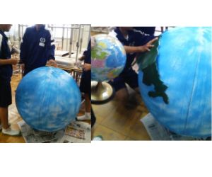 文化祭で使用した球