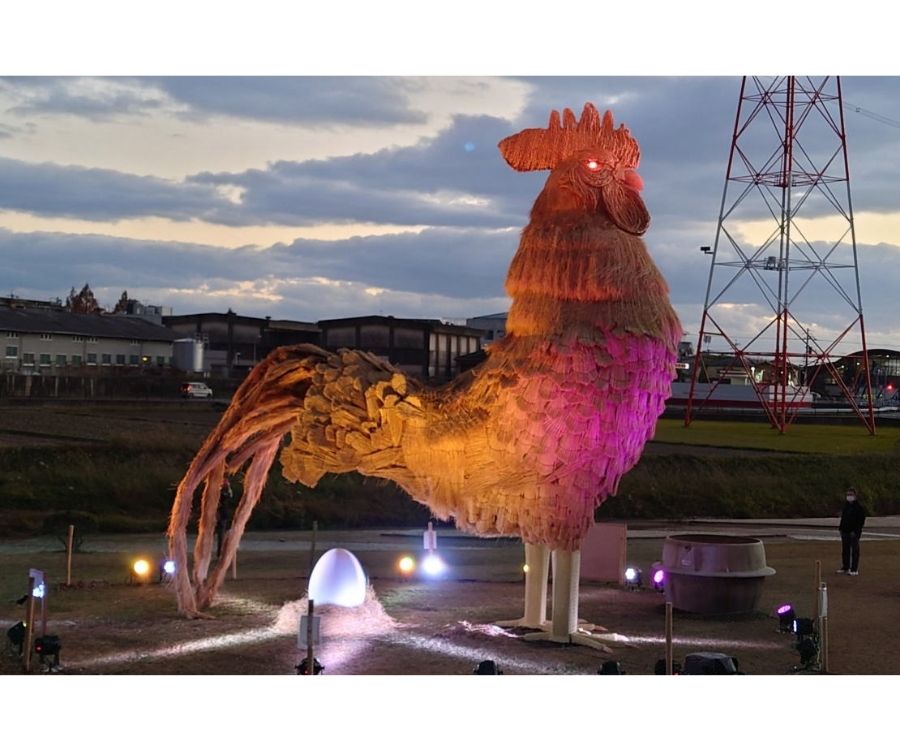 巨大にわとりのたまご