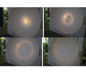 「半球ドーム型簡易映像提示システム凹面を作る」4   2