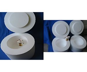 液体窒素用容器 制作例 ふた付き2