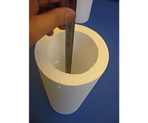 液体窒素用容器 一刀彫り