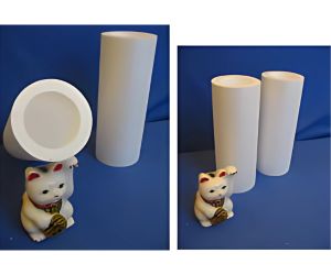 液体窒素用容器 一刀彫り2