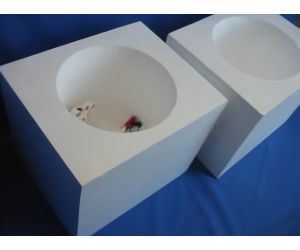 四角い液体窒素用容器 一刀掘り大型容器製作3