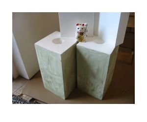 液体窒素用容器 さばの冷凍実験で使用したもの