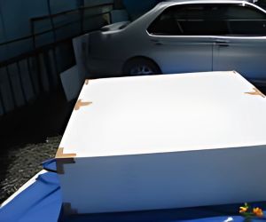 荷重990キロの鉄の箱用浮力体 実験用