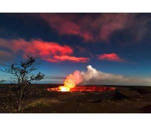 キラウエア山噴火の様子