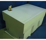 電波実験用机 天板透明樹脂貼り