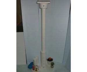 発泡スチロールの電波測定実験用円形ポール実例