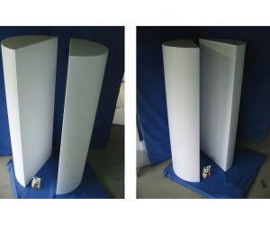 丸いポール　コード穴貫通２