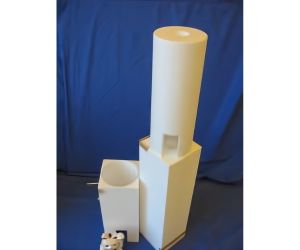 丸いポール　延長可動式　