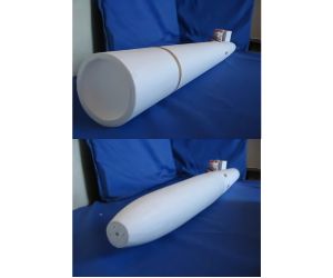 特殊低速発射式打ち上げロケット 模擬観測用ブースター格納スペース付き2