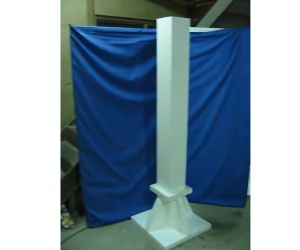 電波実験用四角いアンテナポール