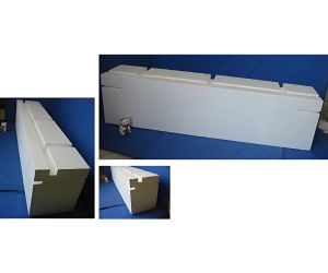 電波実験用四角いポール 溝あり